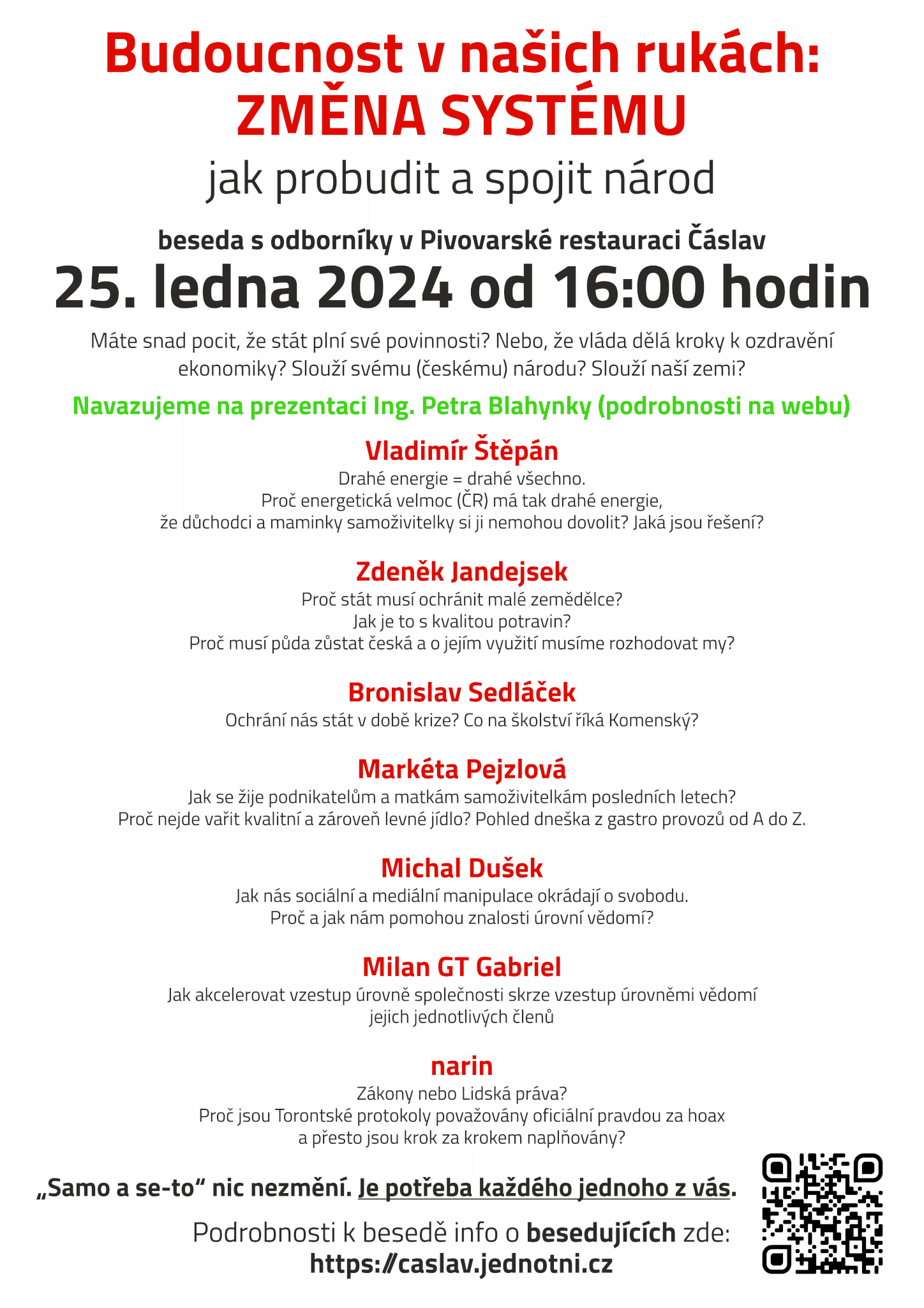 pozvánka do Čáslavi