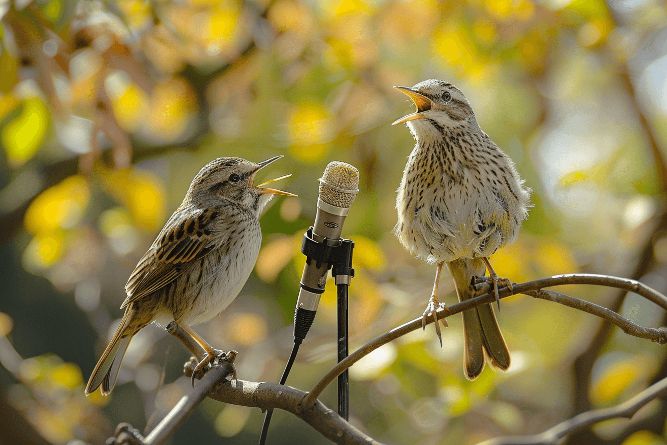 skřivani u mikrofonu